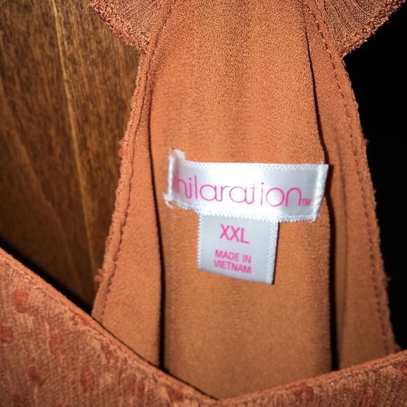 Adorable Tank Top in burnt orange - Picture 6 of 6